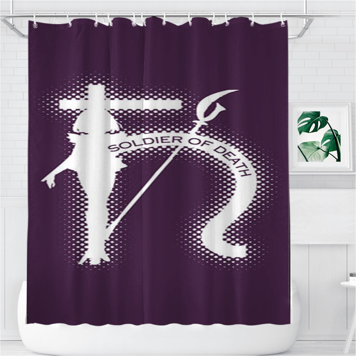 Sailor Saturn Soldier Of Death Bathroom Shower Curtain Fabric Waterproof | 66 X 72 Inch