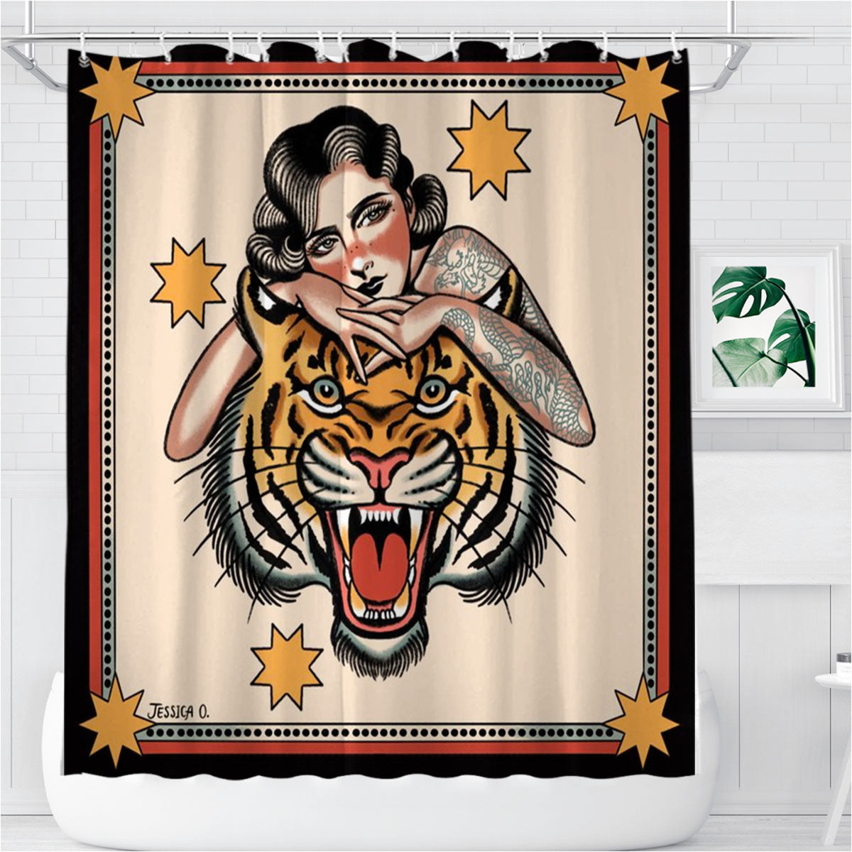 Selvagem Bathroom Shower Curtain Fabric Waterproof | 66 X 72 Inch