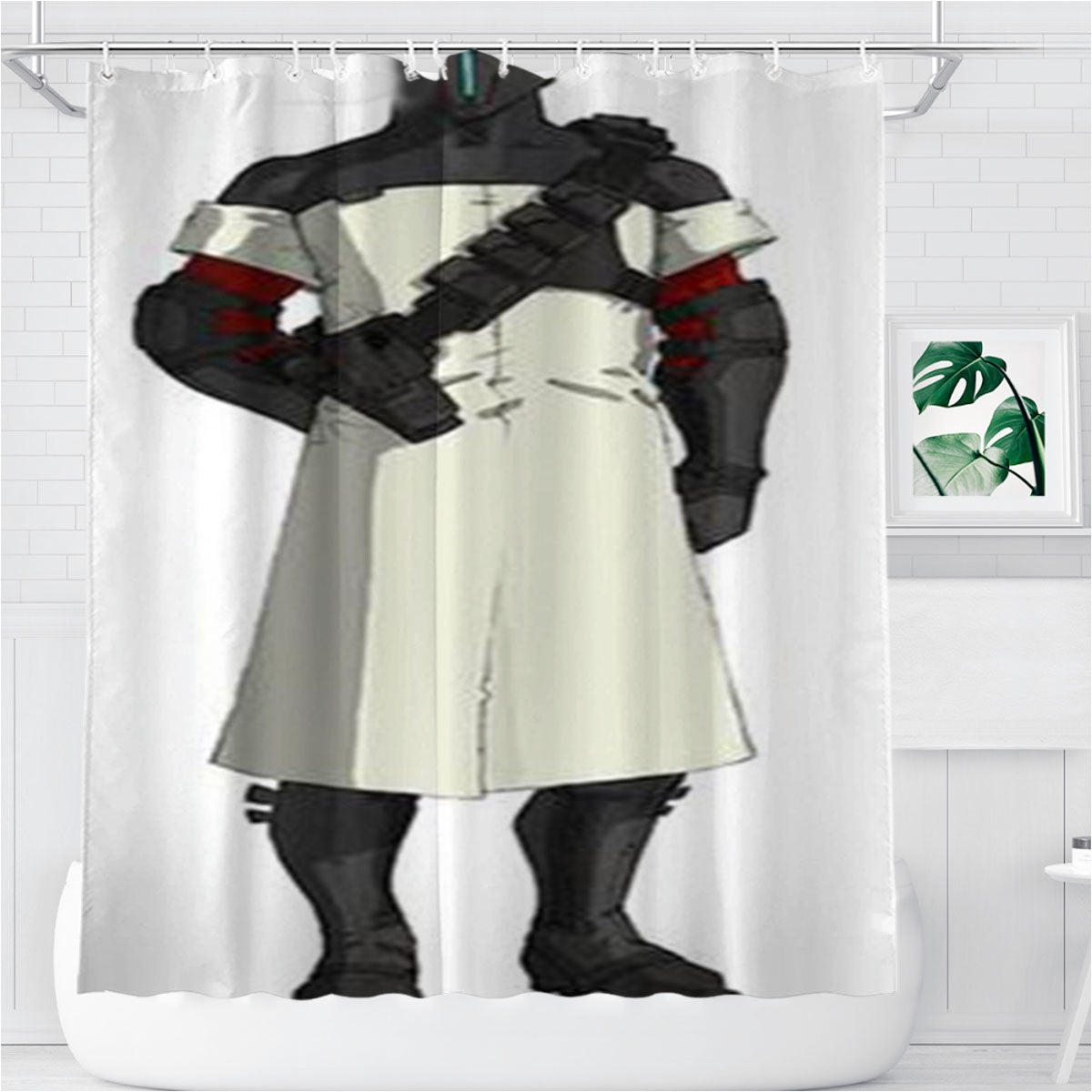 Shadow Complex Remastered 4 Bathroom Shower Curtain Fabric Waterproof | 66 X 72 Inch