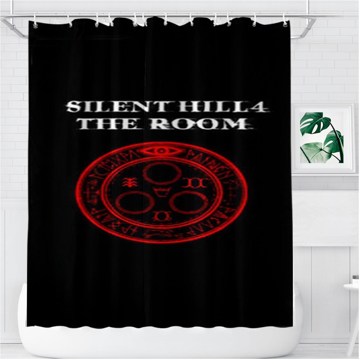 Silent Hill 4 The Room Bathroom Shower Curtain Fabric Waterproof | 66 X 72 Inch