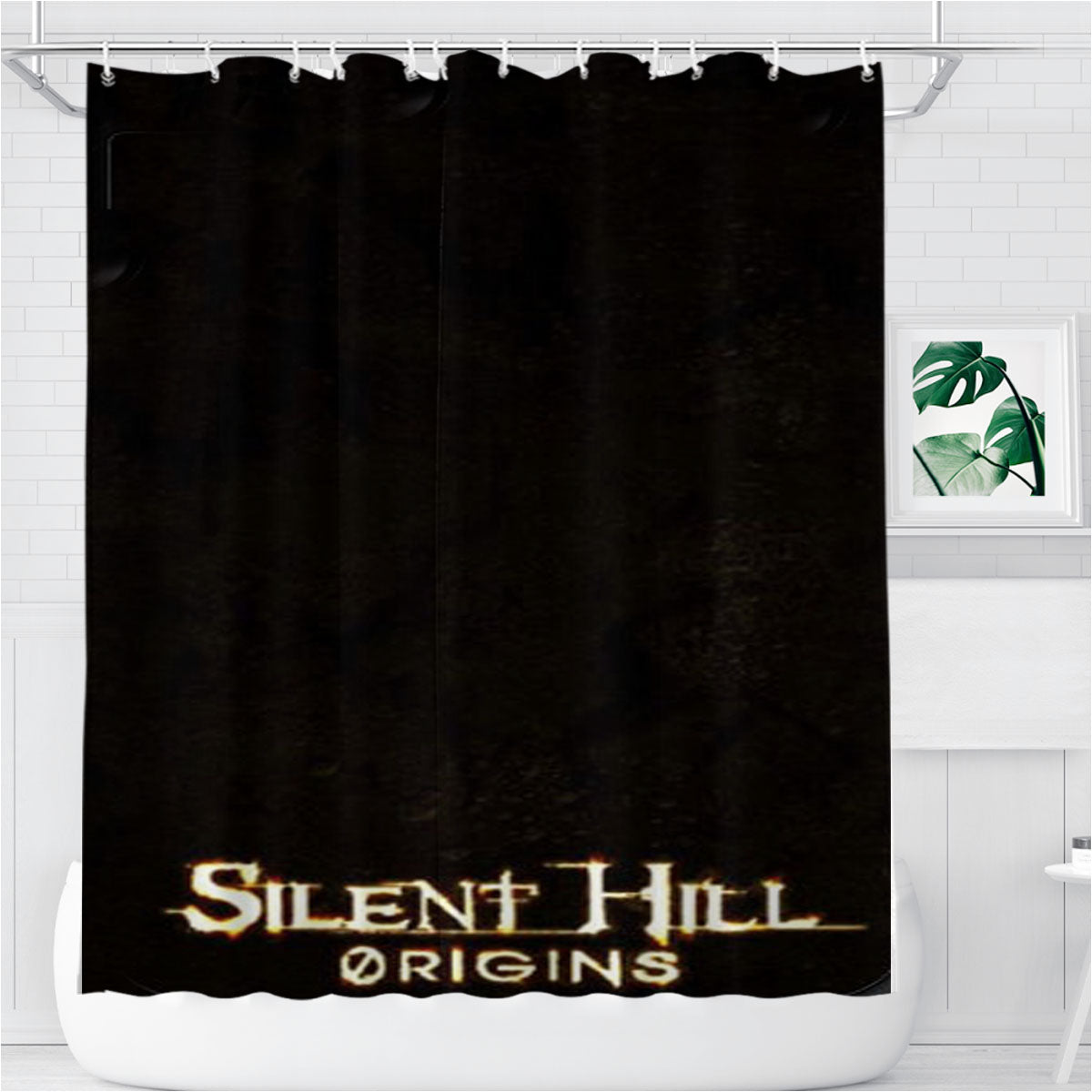 Silent Hill Origins Bathroom Shower Curtain Fabric Waterproof | 66 X 72 Inch