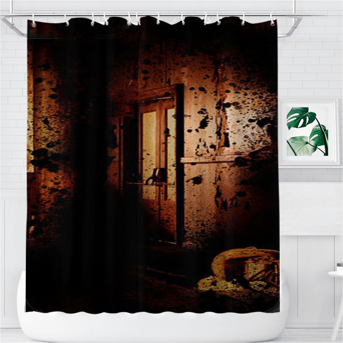 Silent Hill Strange Bathroom Shower Curtain Fabric Waterproof | 66 X 72 Inch