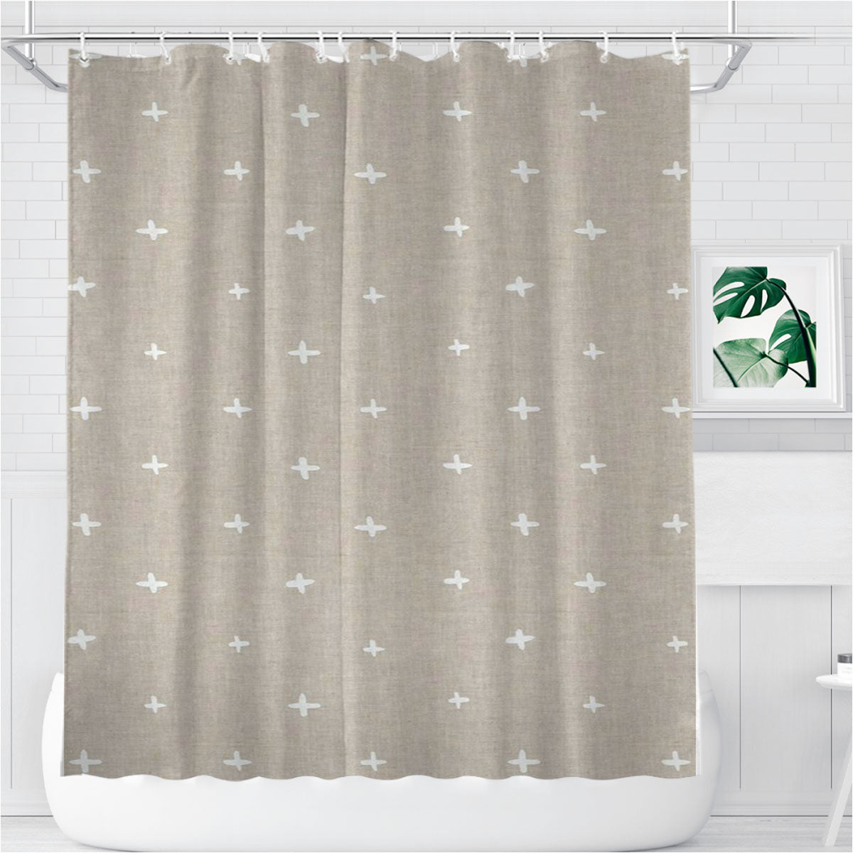 Slowmotion Blink Bathroom Shower Curtain Fabric Waterproof | 66 X 72 Inch