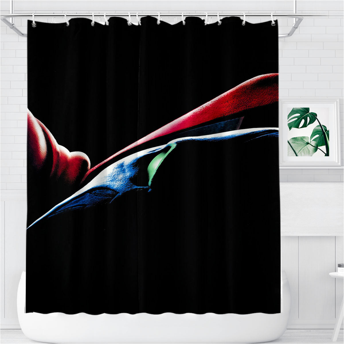 Spawn Video Game Bathroom Shower Curtain Fabric Waterproof | 66 X 72 Inch