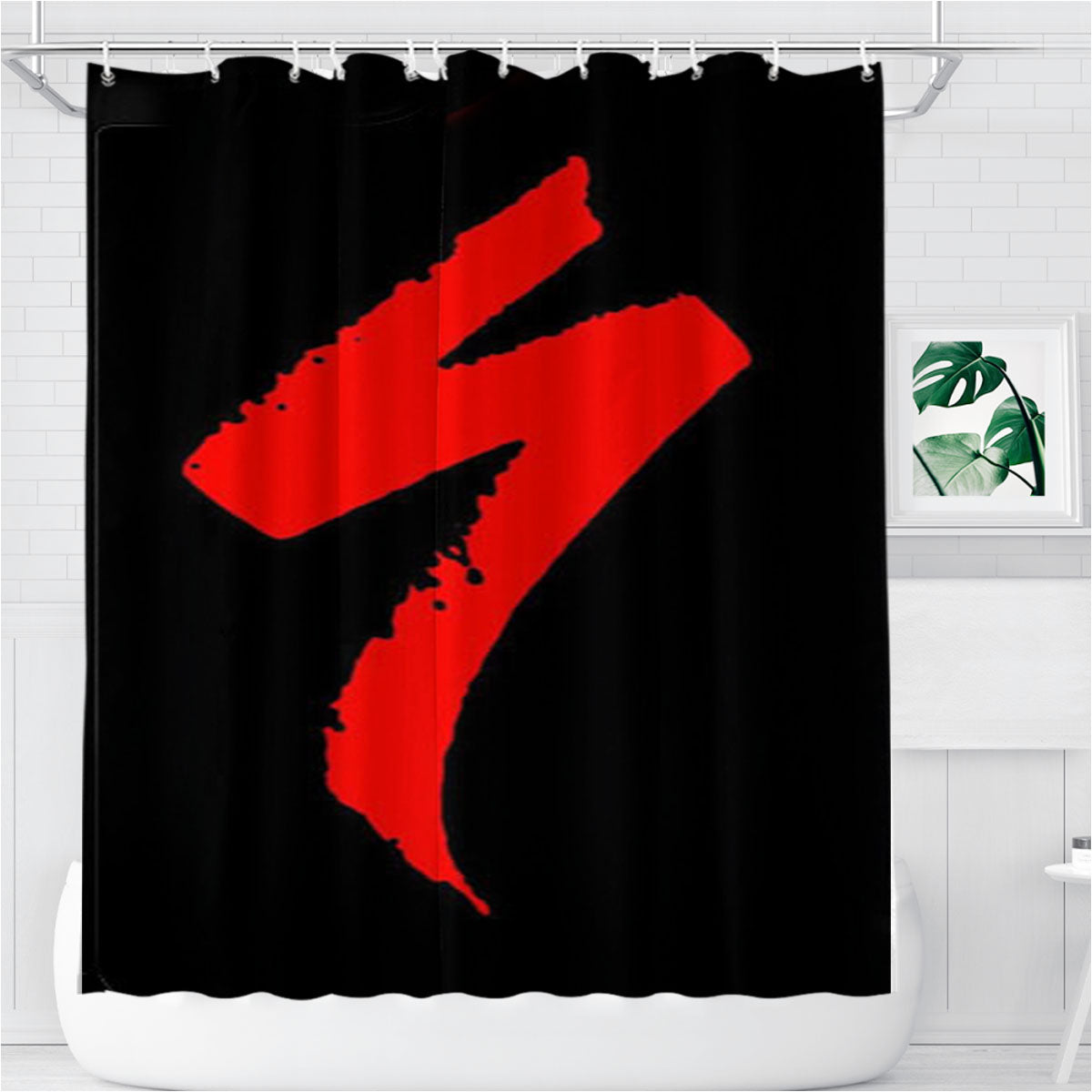 Specialized Art Bathroom Shower Curtain Fabric Waterproof | 66 X 72 Inch