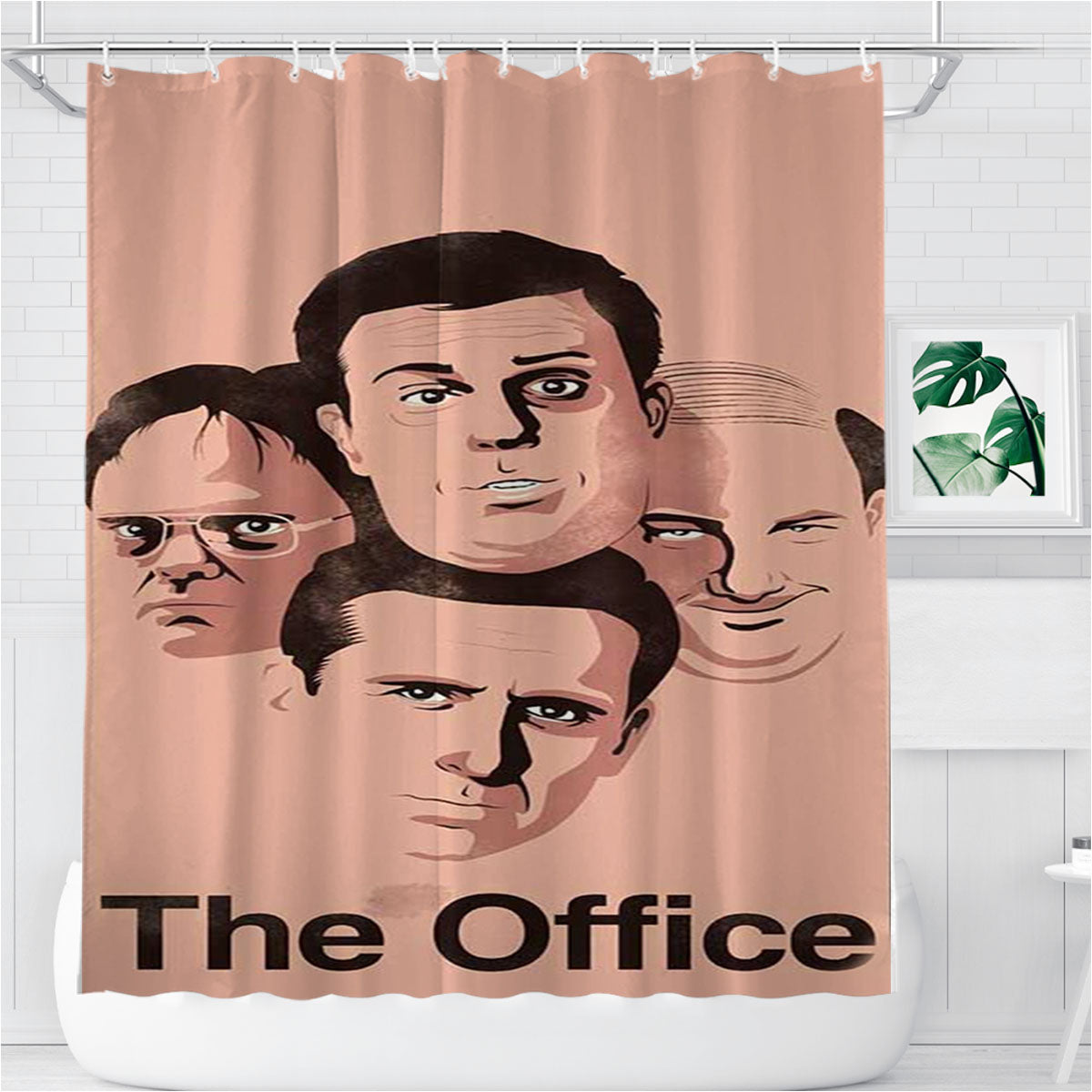 The Office Serial Movie Bathroom Shower Curtain Fabric Waterproof | 66 X 72 Inch