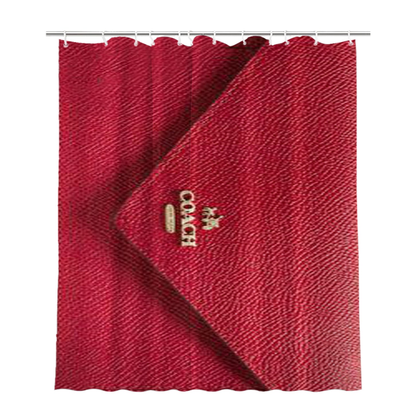 Coach Soft Wallet Bathroom Shower Curtain Fabric Waterproof | 66 X 72 Inch