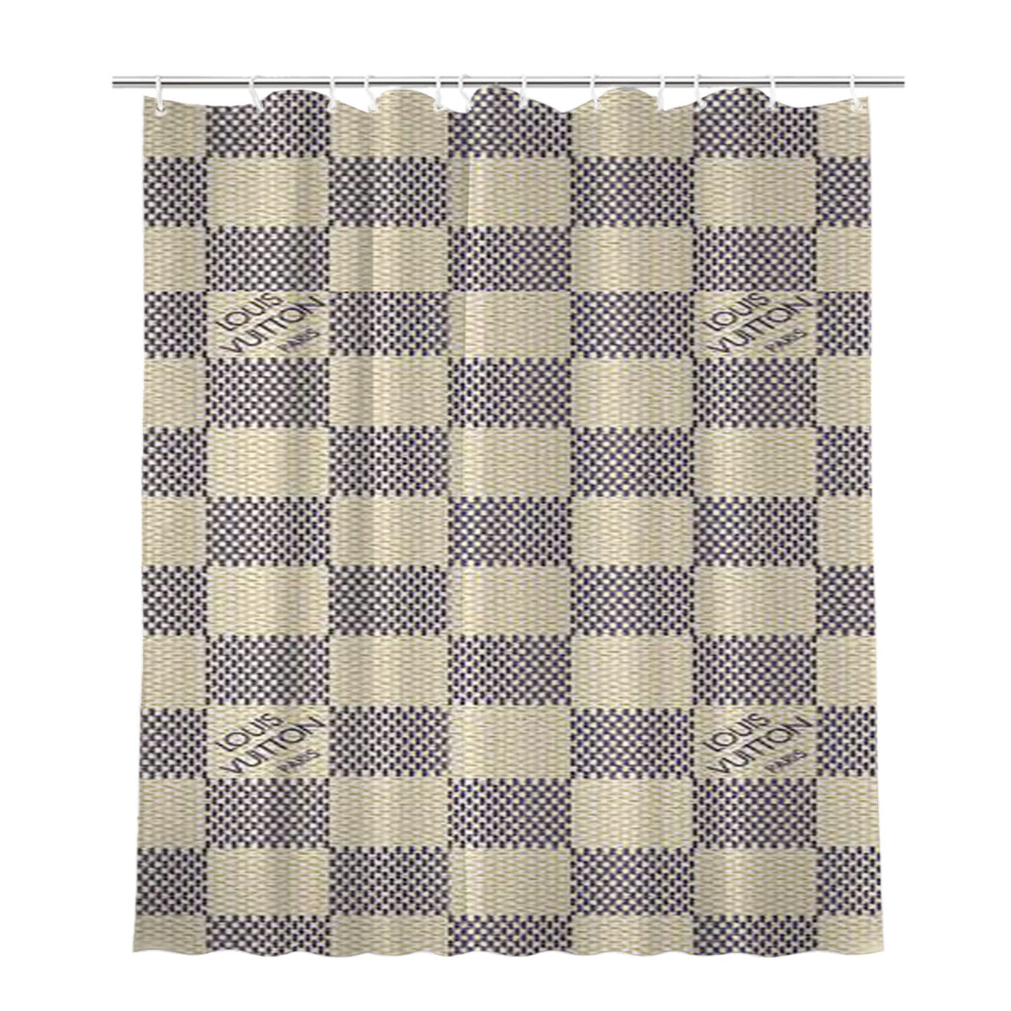 Louis Vuitton X4830 Bathroom Shower Curtain Fabric Waterproof | 66 X 72 Inch