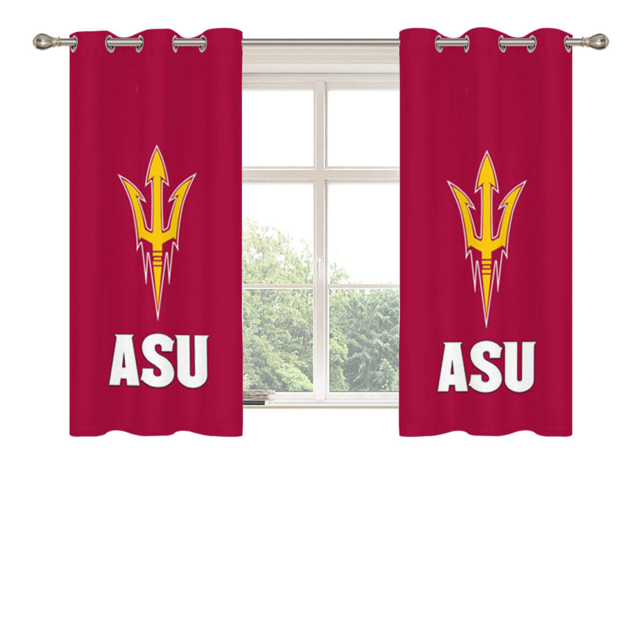 Arizona State Sun Devils Peach Skin Window Curtains