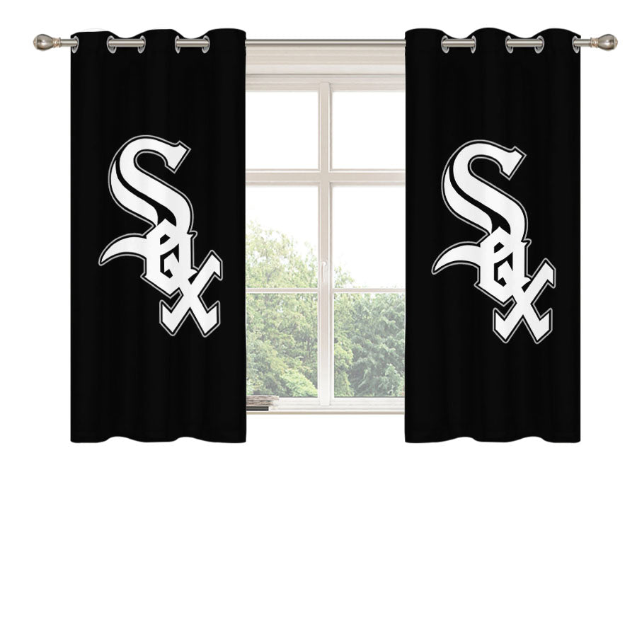 Baseball - Chicago White Sox Peach Skin Window Curtains