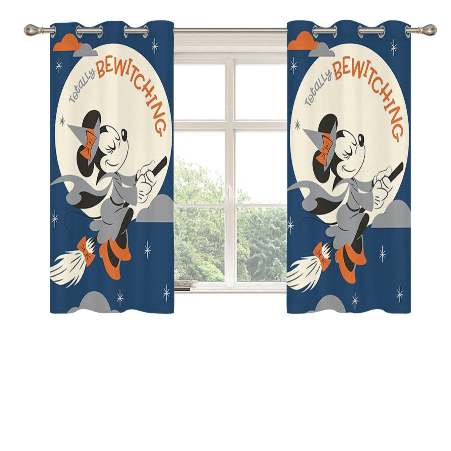 Bewitching Minnie Peach Skin Window Curtains