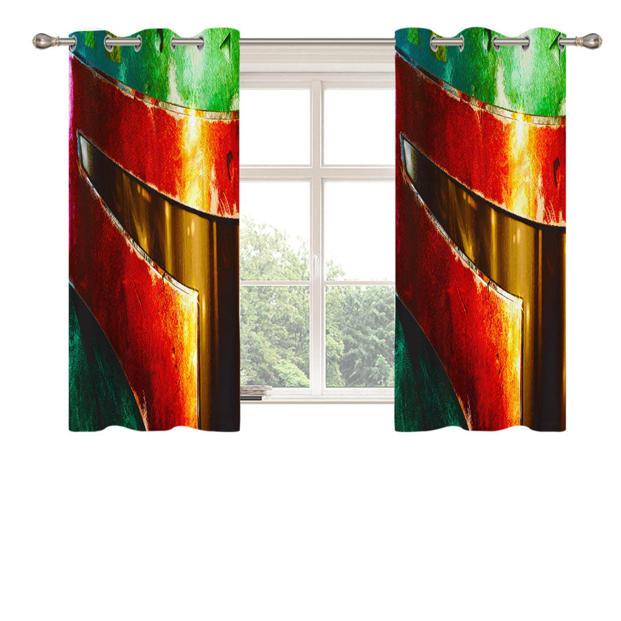 Boba Fett Star Wars Peach Skin Window Curtains