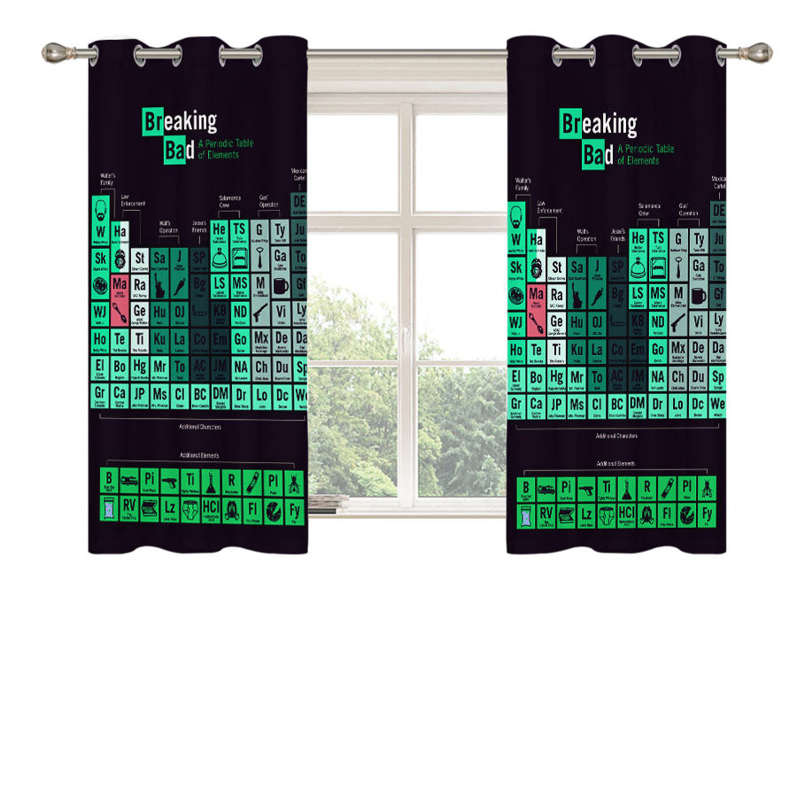 Breaking Bad Peach Skin Window Curtains