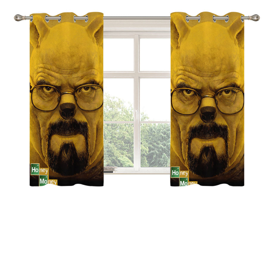 Breaking Bad The Pooh Peach Skin Window Curtains