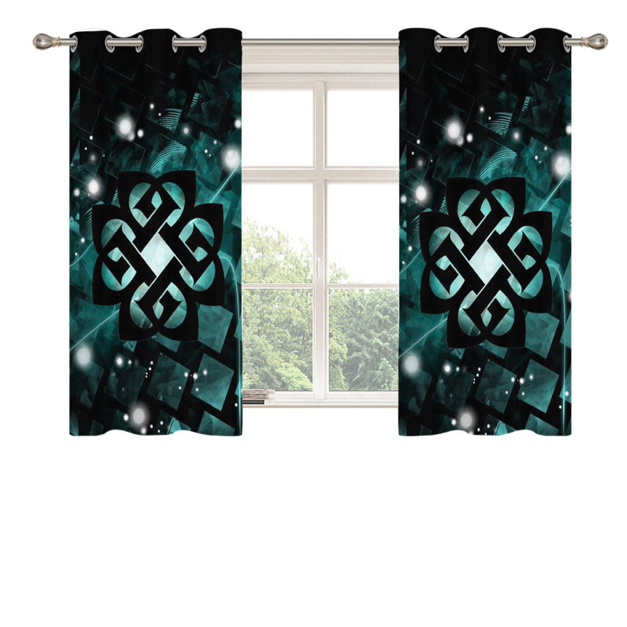 Breaking Benjamin Logo Peach Skin Window Curtains