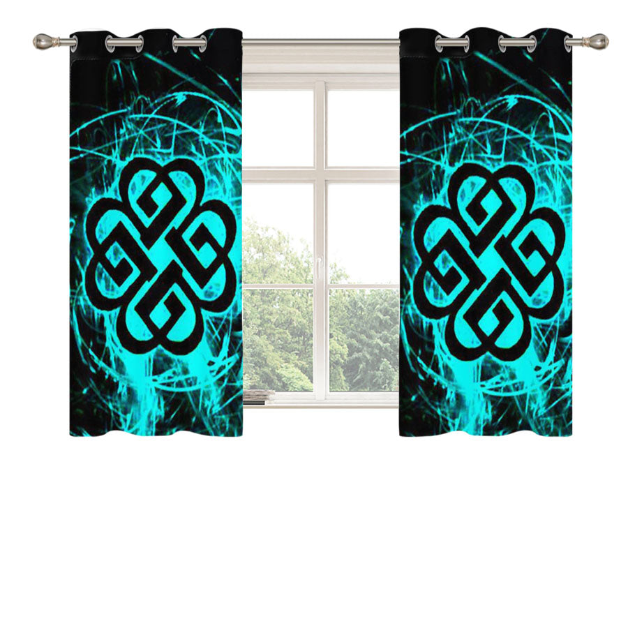 Breaking Benjamin Tosca Logo Peach Skin Window Curtains