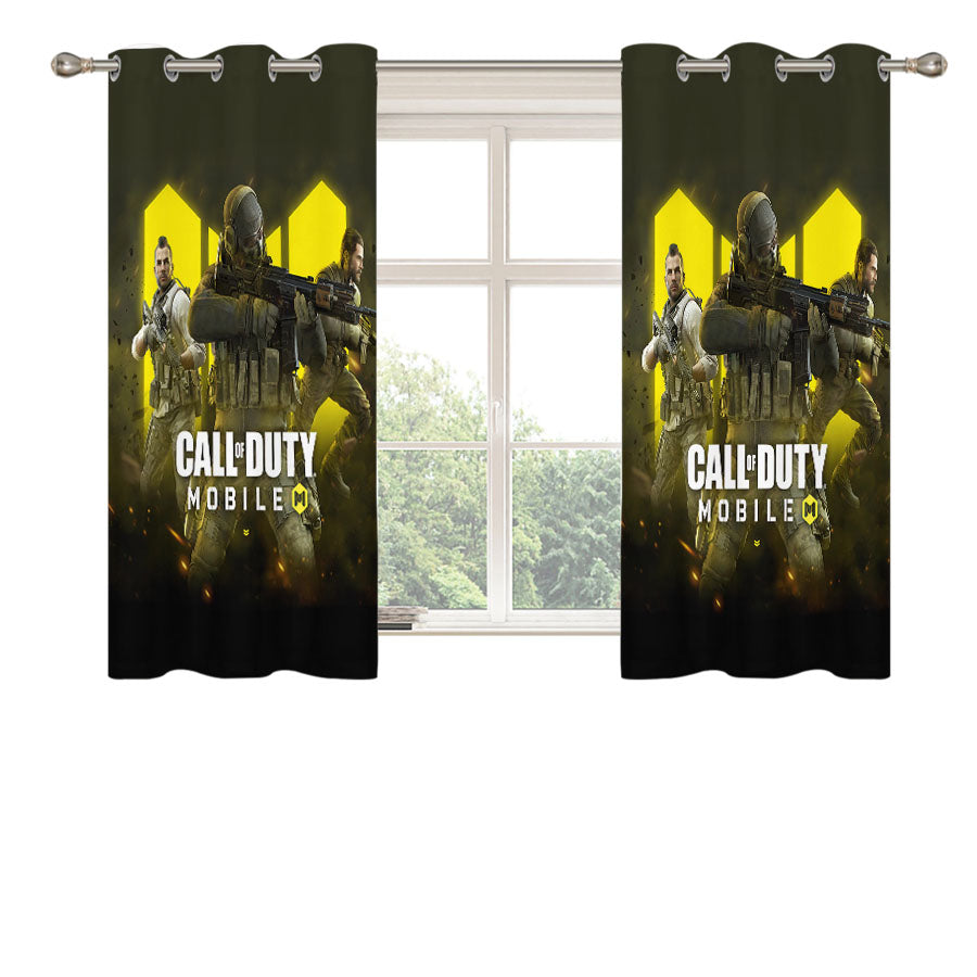 Call Of Duty Mobile Peach Skin Window Curtains