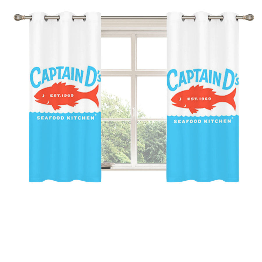 Captain D'S Peach Skin Window Curtains