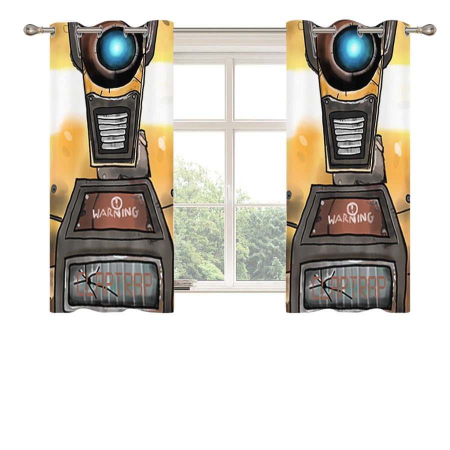 Claptrap Peach Skin Window Curtains