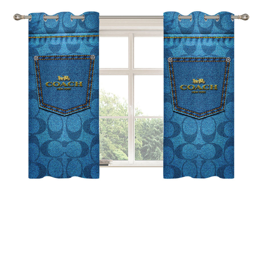 Coach Jeans Peach Skin Window Curtains