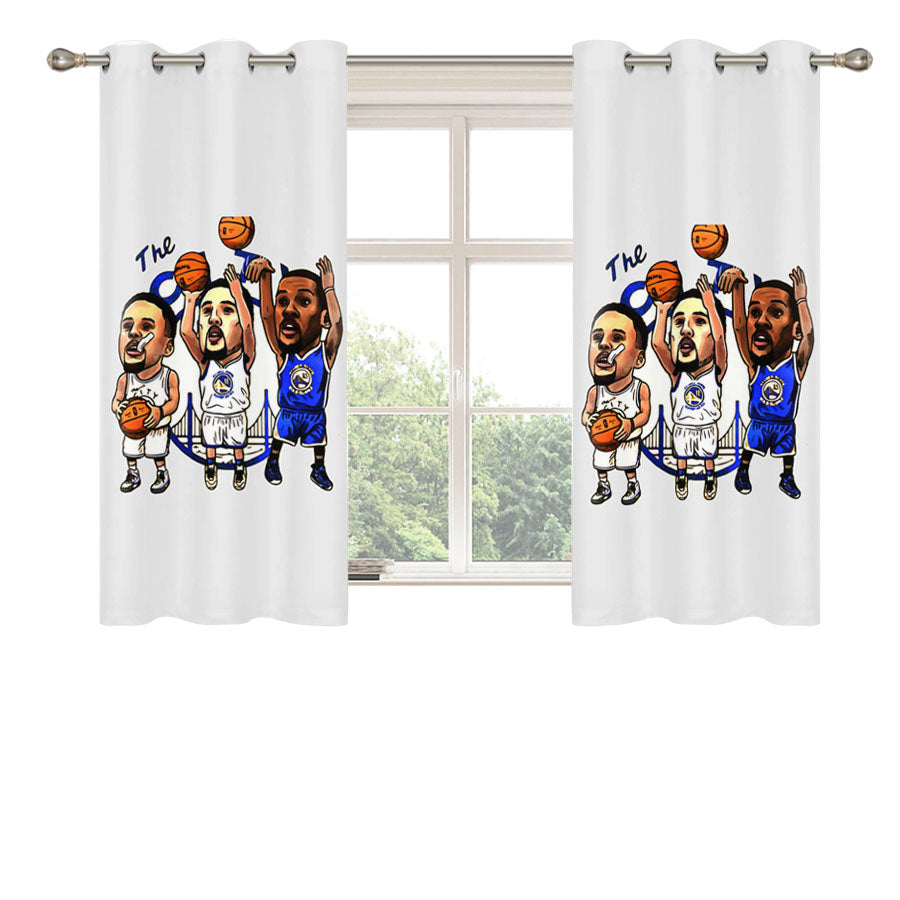 Coach Mike Krzyzewski Peach Skin Window Curtains