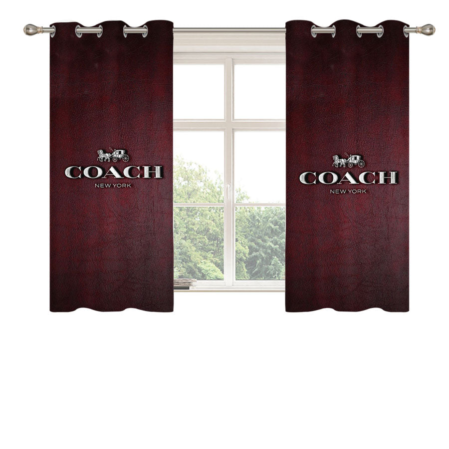 Coach New York 765 Peach Skin Window Curtains