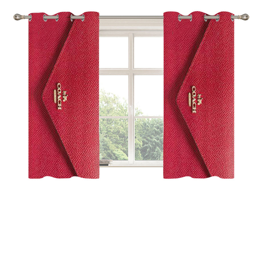 Coach Soft Wallet Peach Skin Window Curtains