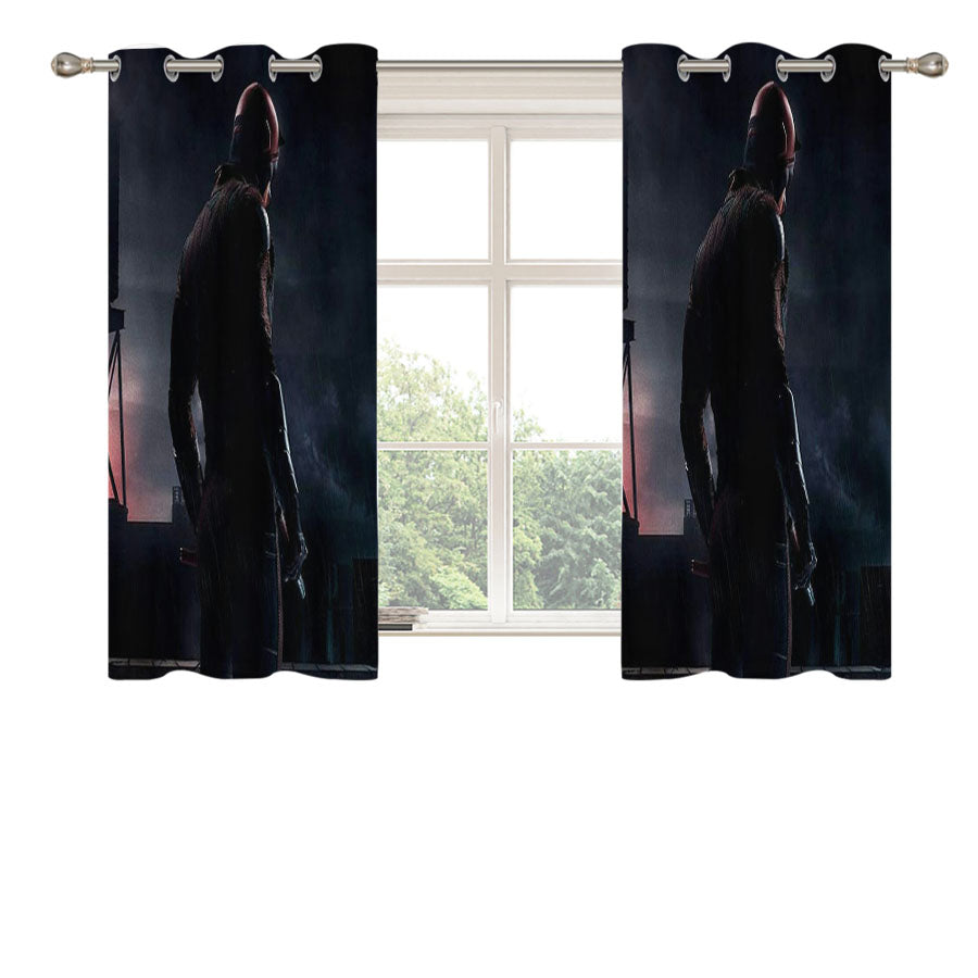 Daredevil Marvel Comics Peach Skin Window Curtains