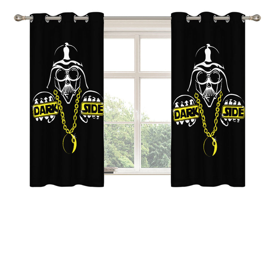 Darth Vader Dark Side Peach Skin Window Curtains