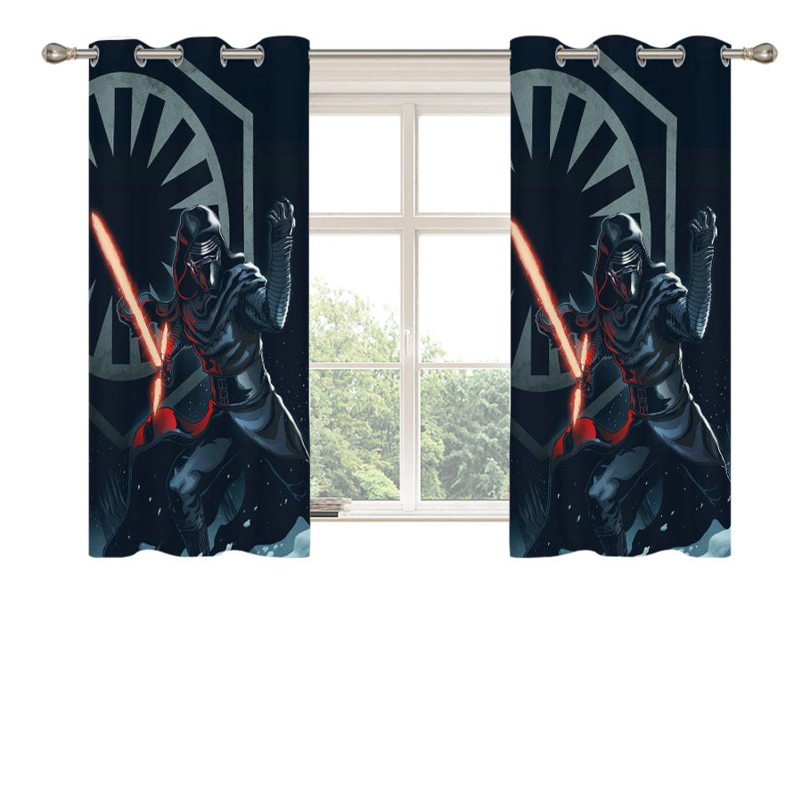 Darth Vader Empire Star Wars Peach Skin Window Curtains