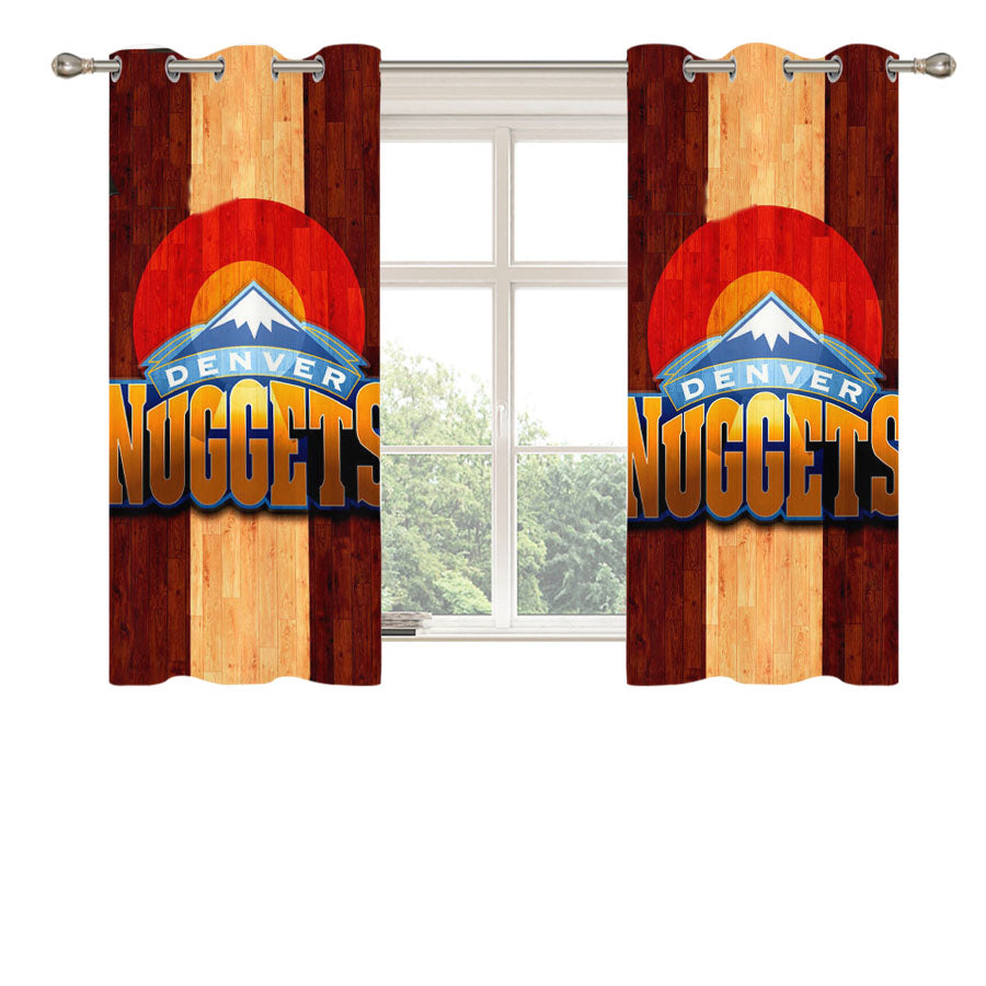 Denver Nuggets Colorado Peach Skin Window Curtains