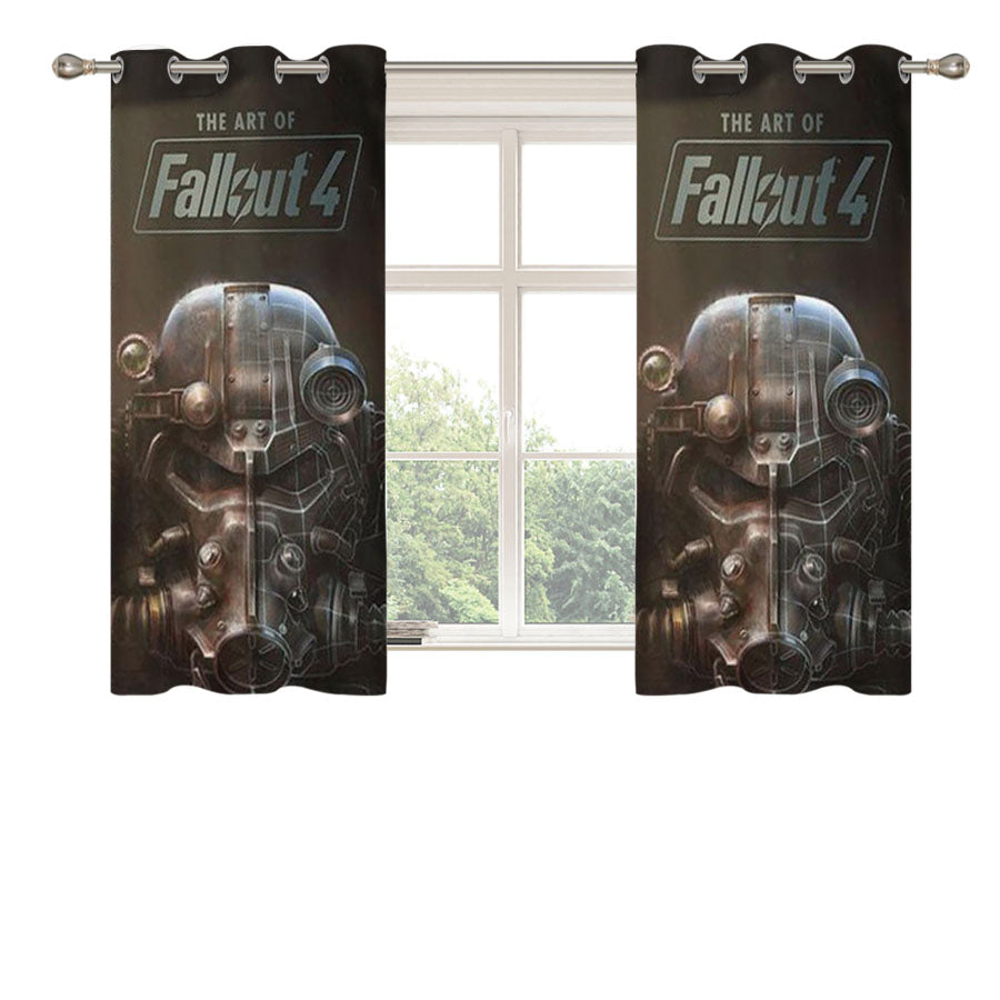 Fallout 4 Peach Skin Window Curtains