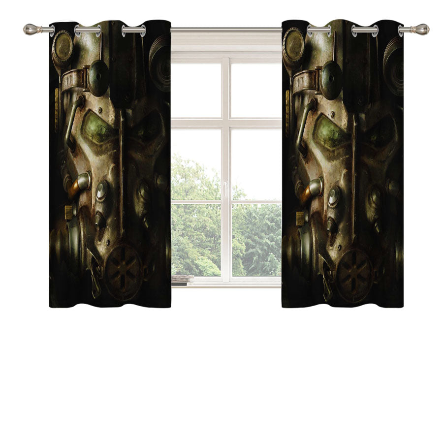 Fallout 4 Paladin Peach Skin Window Curtains