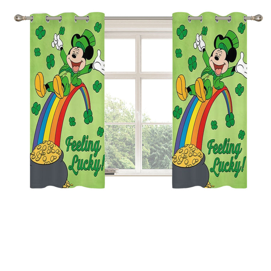 Feeling Lucky St Peach Skin Window Curtains