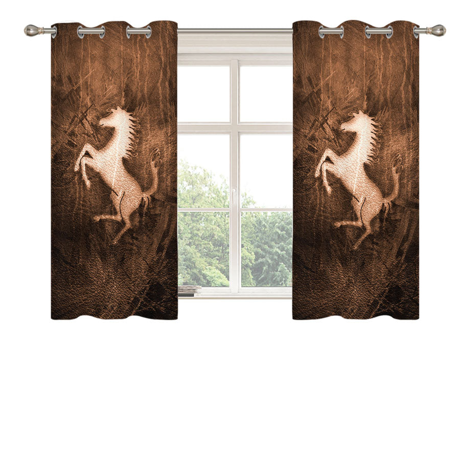 Ferrari Textured Peach Skin Window Curtains