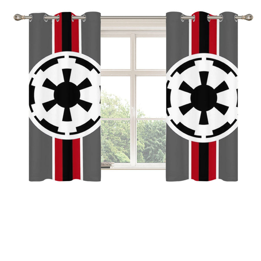 Galactic Empire Star Wars Peach Skin Window Curtains