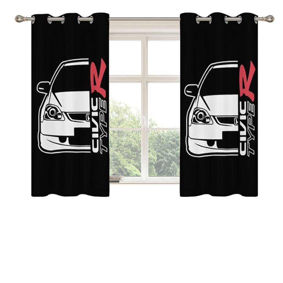 Honda Civic Ep3 Peach Skin Window Curtains