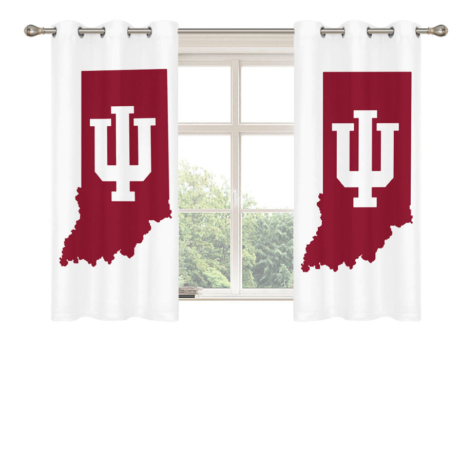 Indiana Hoosiers Peach Skin Window Curtains