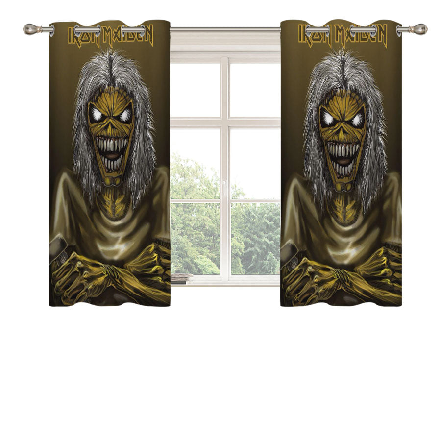 Iron Maiden Peach Skin Window Curtains