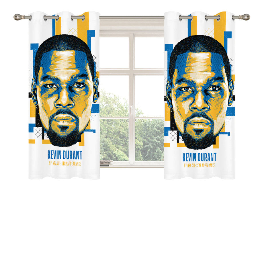 Kevin Durant Peach Skin Window Curtains