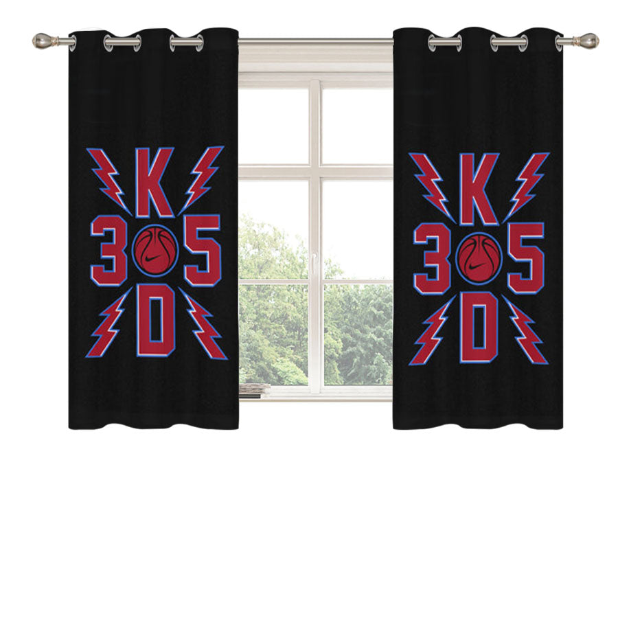 Kevin Durant 35 Peach Skin Window Curtains