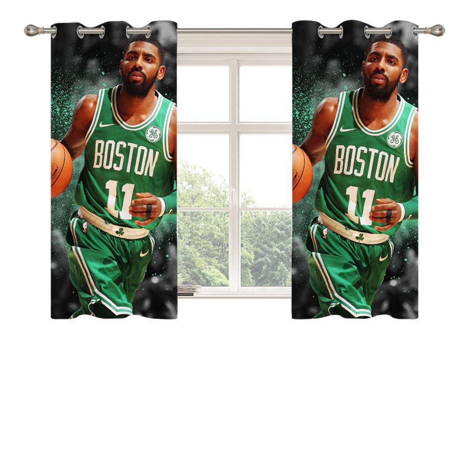 Kyrie Irving Peach Skin Window Curtains
