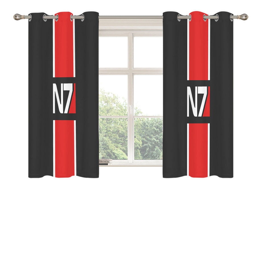 Mass Effect Peach Skin Window Curtains