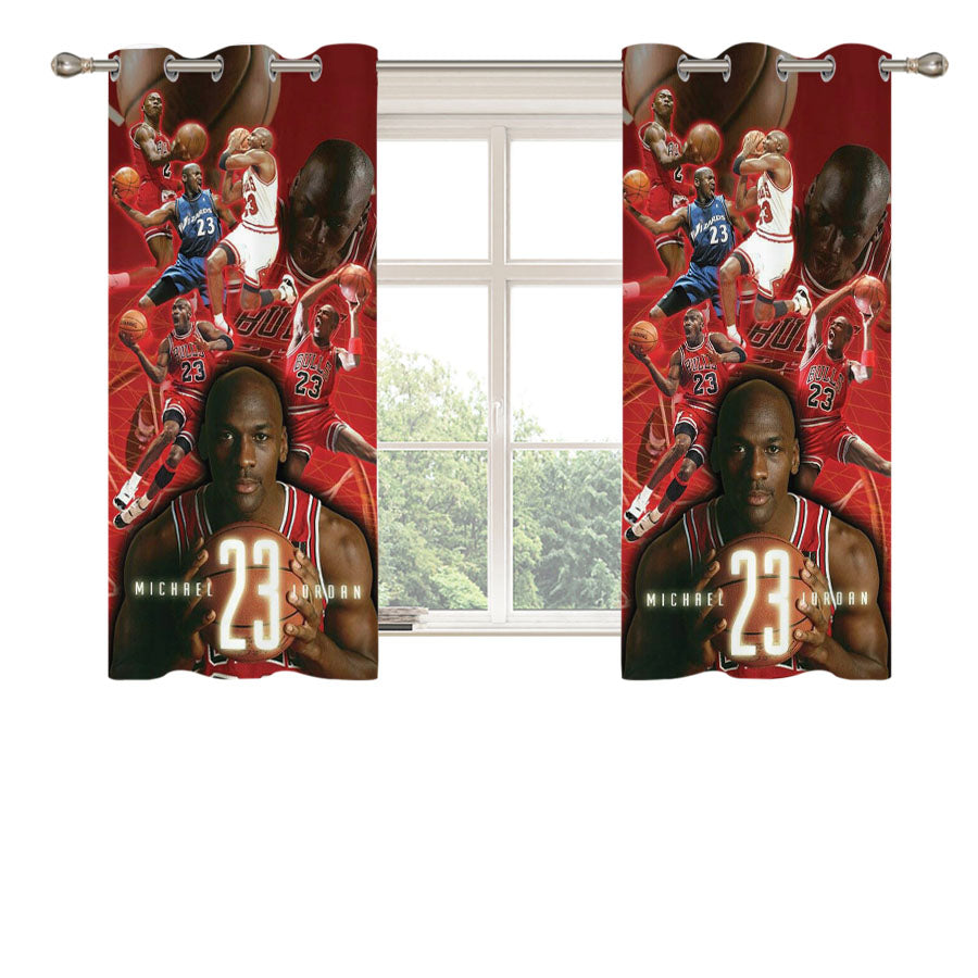 Michael Jordan 23 Bulk Peach Skin Window Curtains