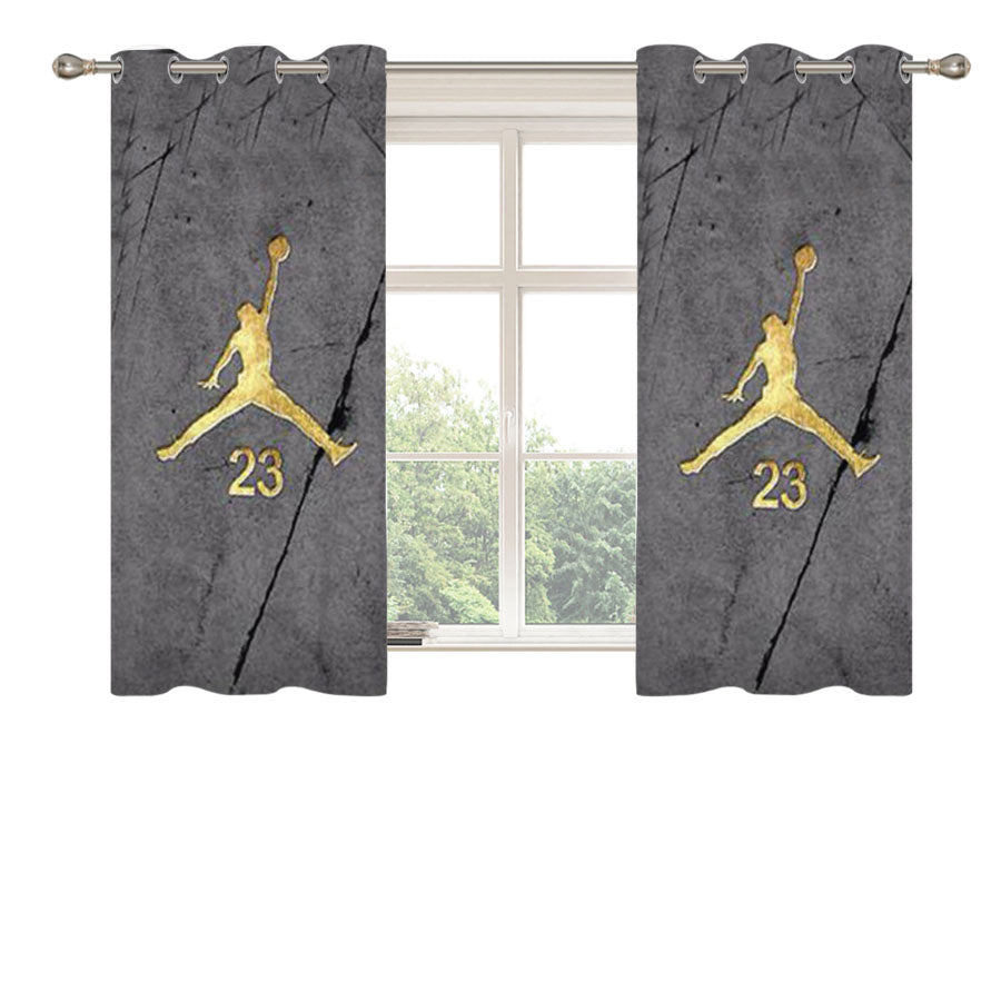 Michael Jordan Nike Peach Skin Window Curtains