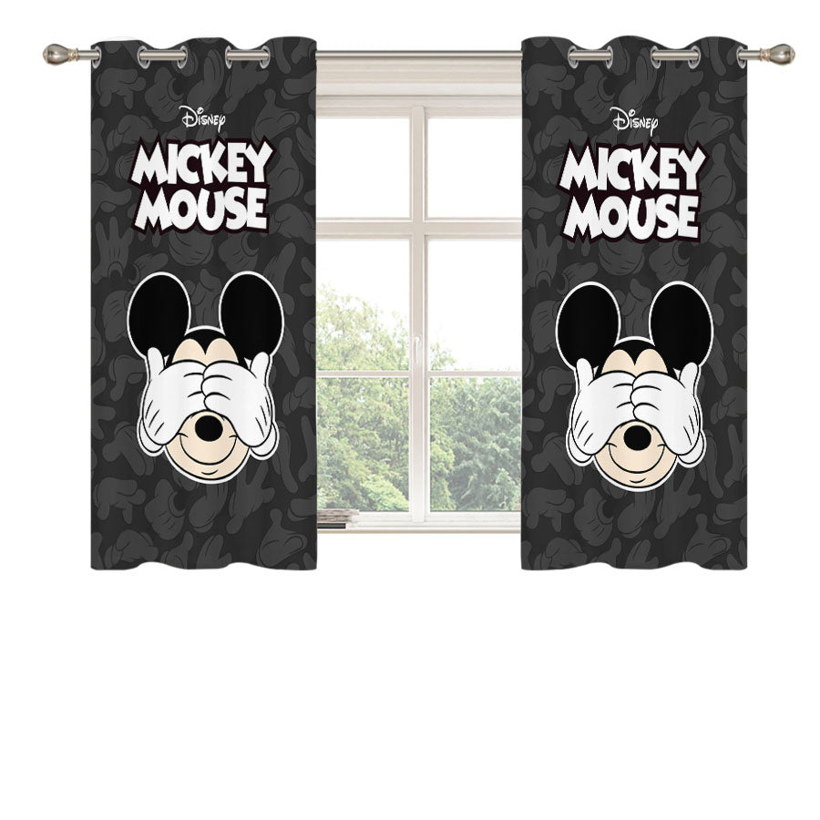 Mickey Mouse Home Peach Skin Window Curtains