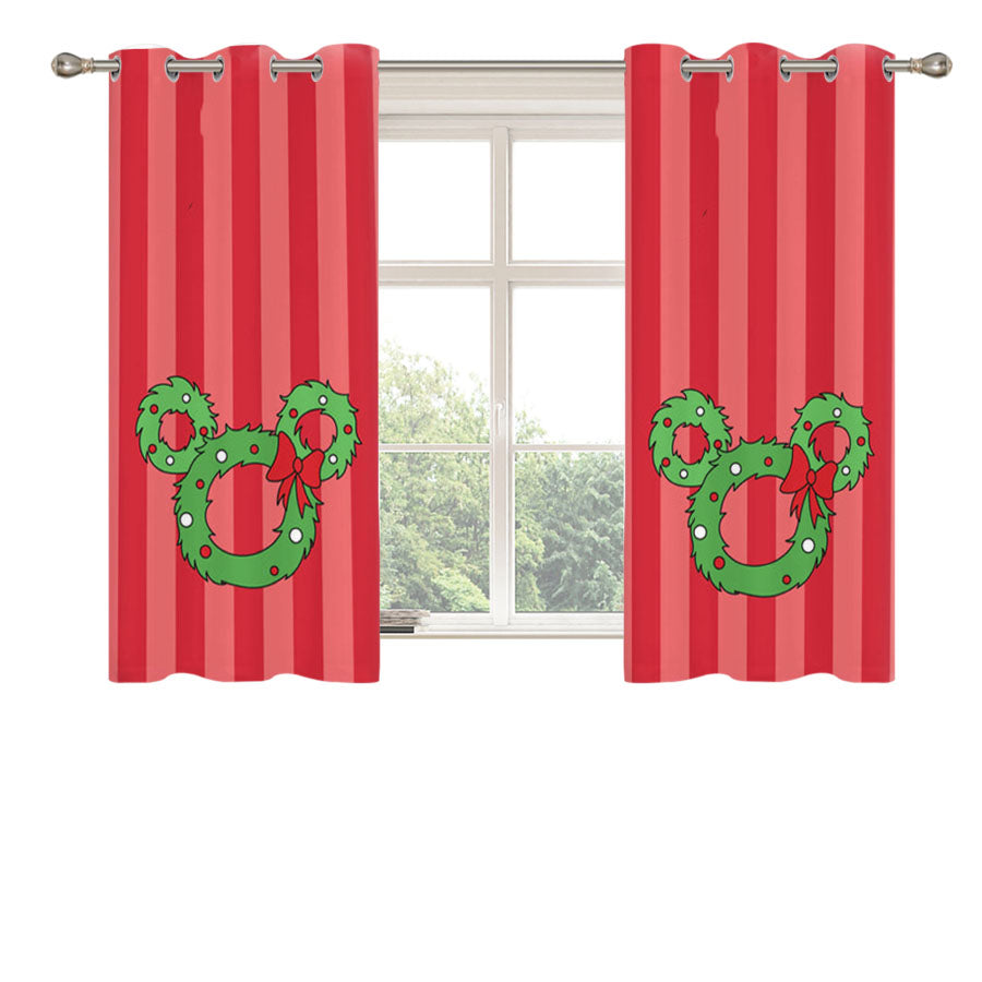 Mickey Reef Peach Skin Window Curtains