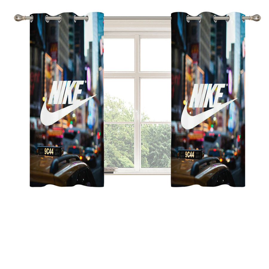 Nike City Afternoon Peach Skin Window Curtains