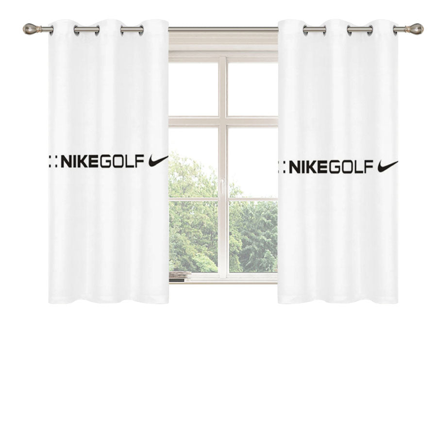 Nike Golf White Peach Skin Window Curtains