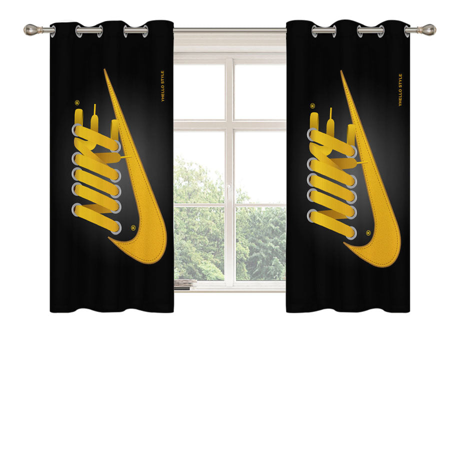 Nike Laces Hugo Silva Peach Skin Window Curtains
